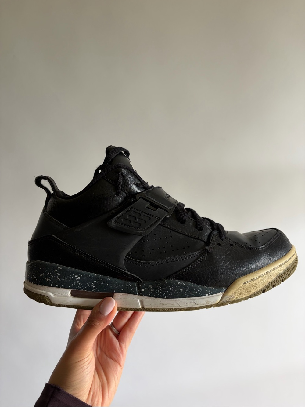 Nike Air Jordan Flight 45 Low Grey Black Basketball shoes